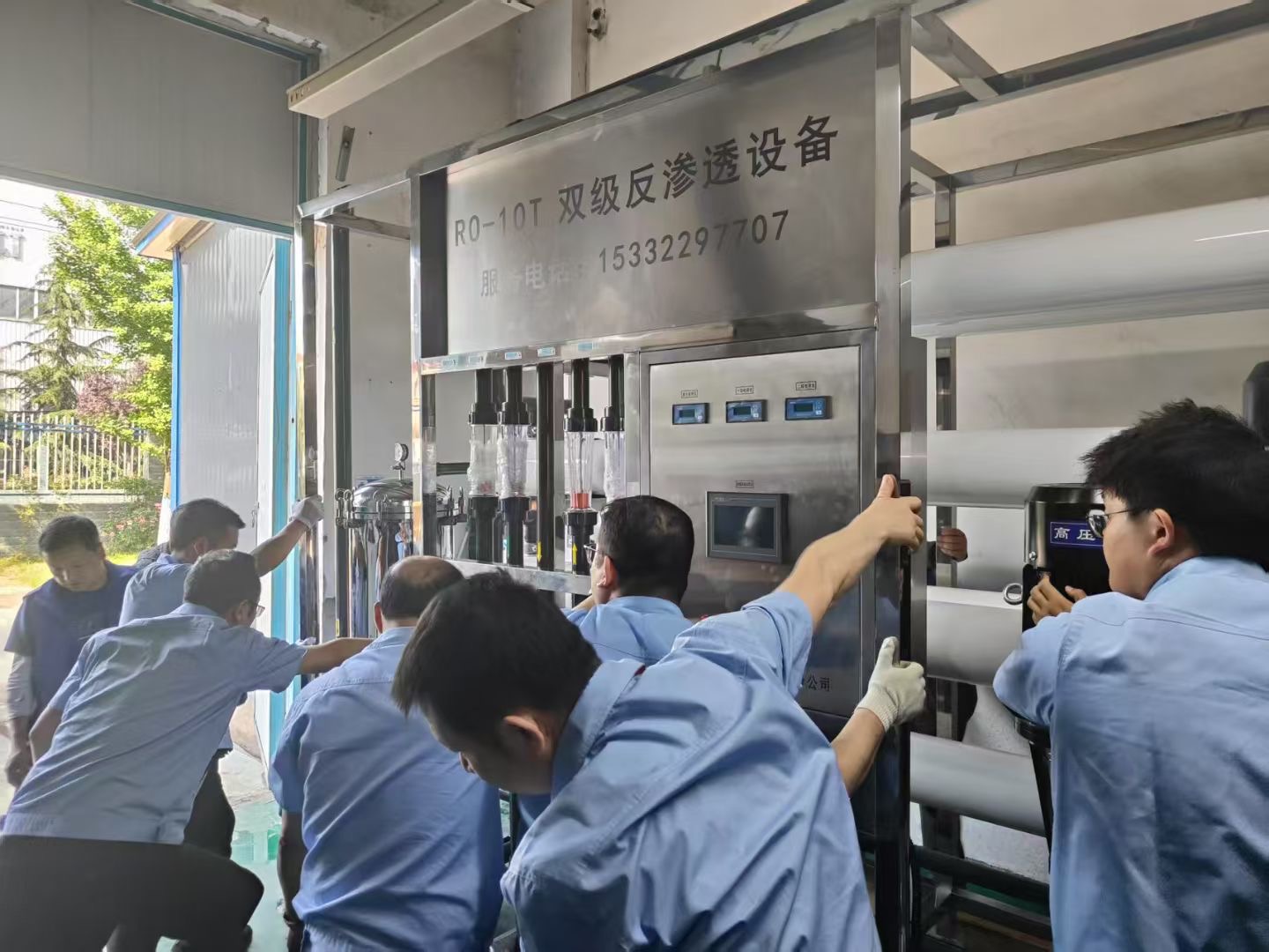 百噸級純水設備圓滿交付！攜手凌云電子共筑高品質用水未來