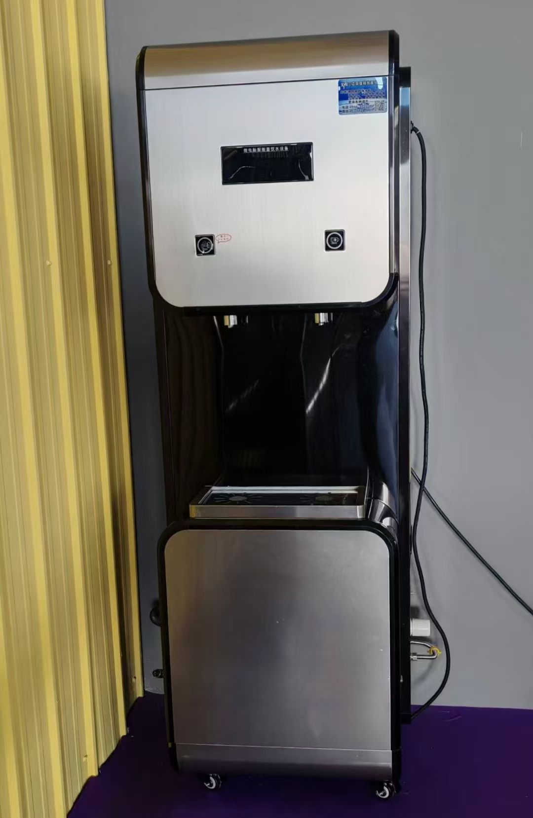 高端乒乓球館直飲機配置完工